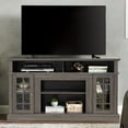 thumbnail image 2 of LegaHome Farmhouse TV Stand for 65 Inch TV, Wooden TV Cabinet with Open and Closed Storage Space, Media Console Table Entertainment Center for Living Room, Gray Wash, 2 of 9