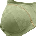 thumbnail image 5 of MEICHEN Front Closure Daisy Bras for Women No Underwire Trendy Breathable Seamless Underwear Solid Cozy Tshirts Bras, 5 of 8