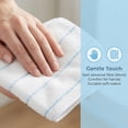 thumbnail image 3 of REGALWOVEN 3 Pack Microfiber Cleaning Cloths, Absorbent Fast Drying Dish Cloths Striped Household Cleaning Towels, Non-Linting Rags White Blue 12" x 12", 3 of 7