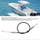 thumbnail image 3 of 2PCS Stainless Steel Throttle Shift Cable 61N 26311 00 for 2/25/30HP Outboard Engine Steering System, 3 of 5