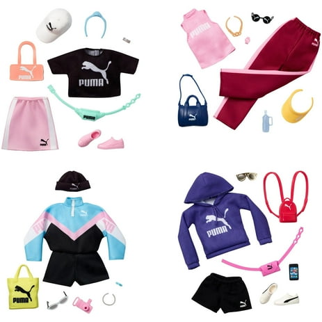 Barbie Storytelling Fashion collection of Doll Clothes, Outfit & 6 Accessories for Barbie Dolls (Styles May Vary)