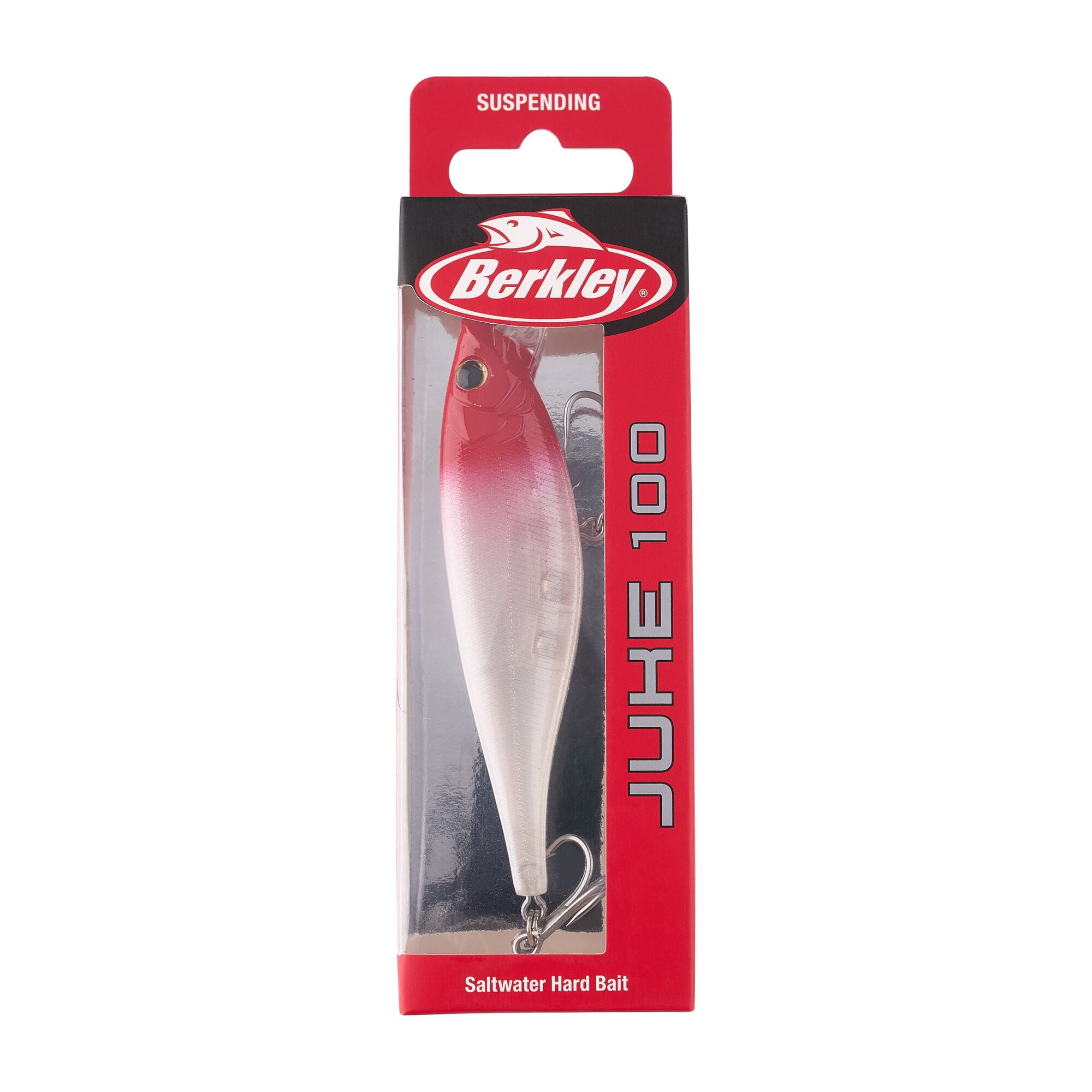 Berkley Juke Saltwater, 4 in, Crankbaits, Red Head (1 Count)