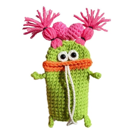 

Cute Net Red Car Key Case Case Buckle Female Car Key Protective Case Electric Car Key Woolen Pendant