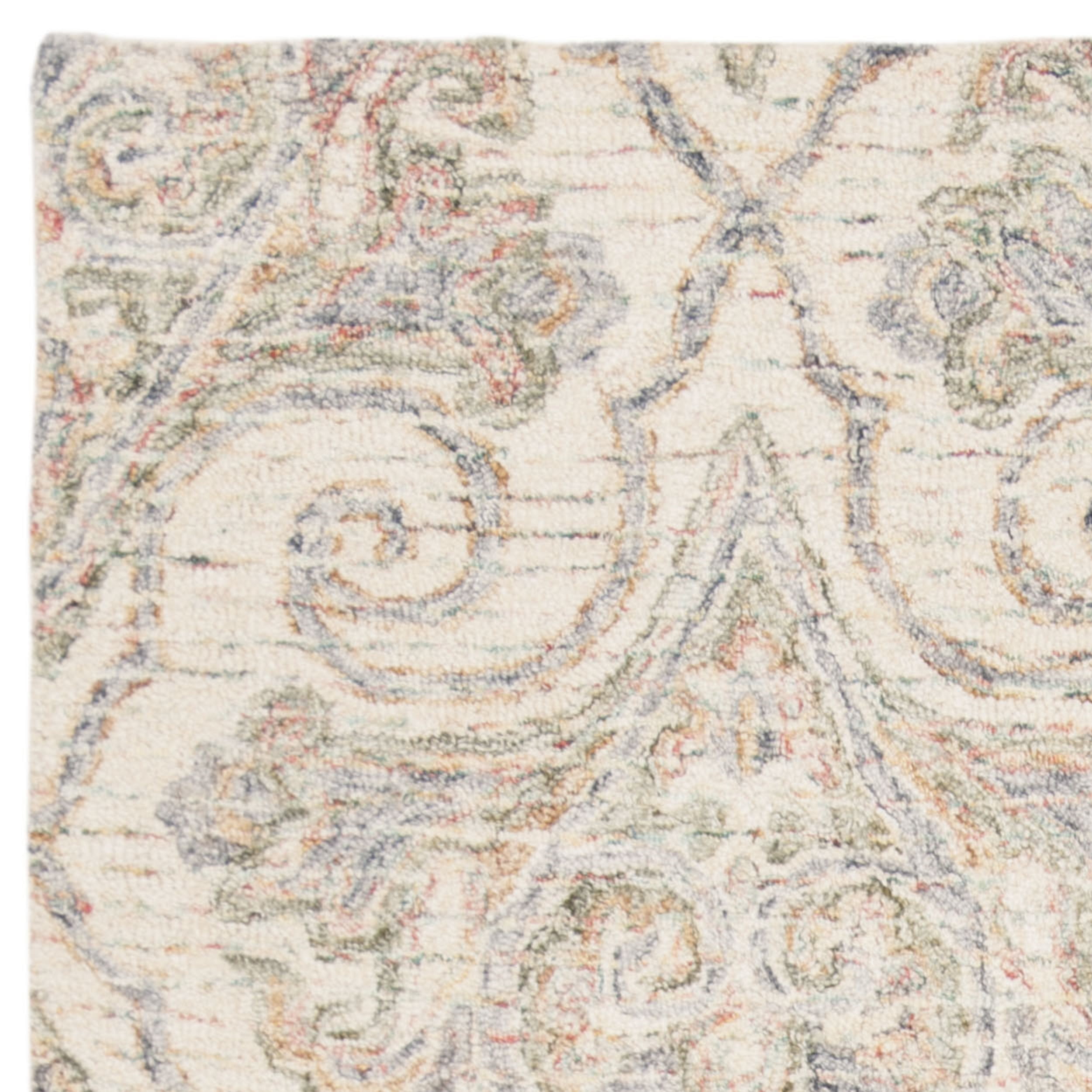 SAFAVIEH Aubusson AUB103A Handmade Ivory /Green Rug