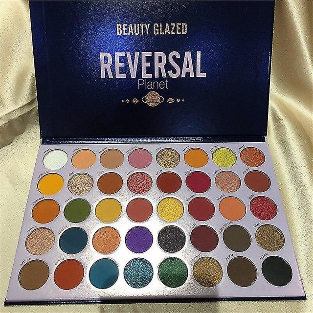 Paleta de sombras de ojos HUOGUO Reversal Planet Glitter 40 colores