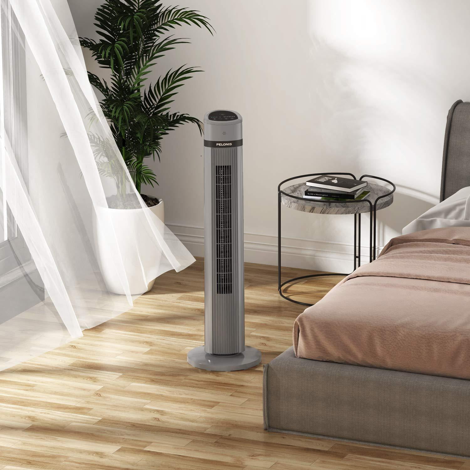 Pelonis 40 Oscillating Tower Fan with Remote, 3-Speed Settings with  3-Modes, Black - Walmart.com