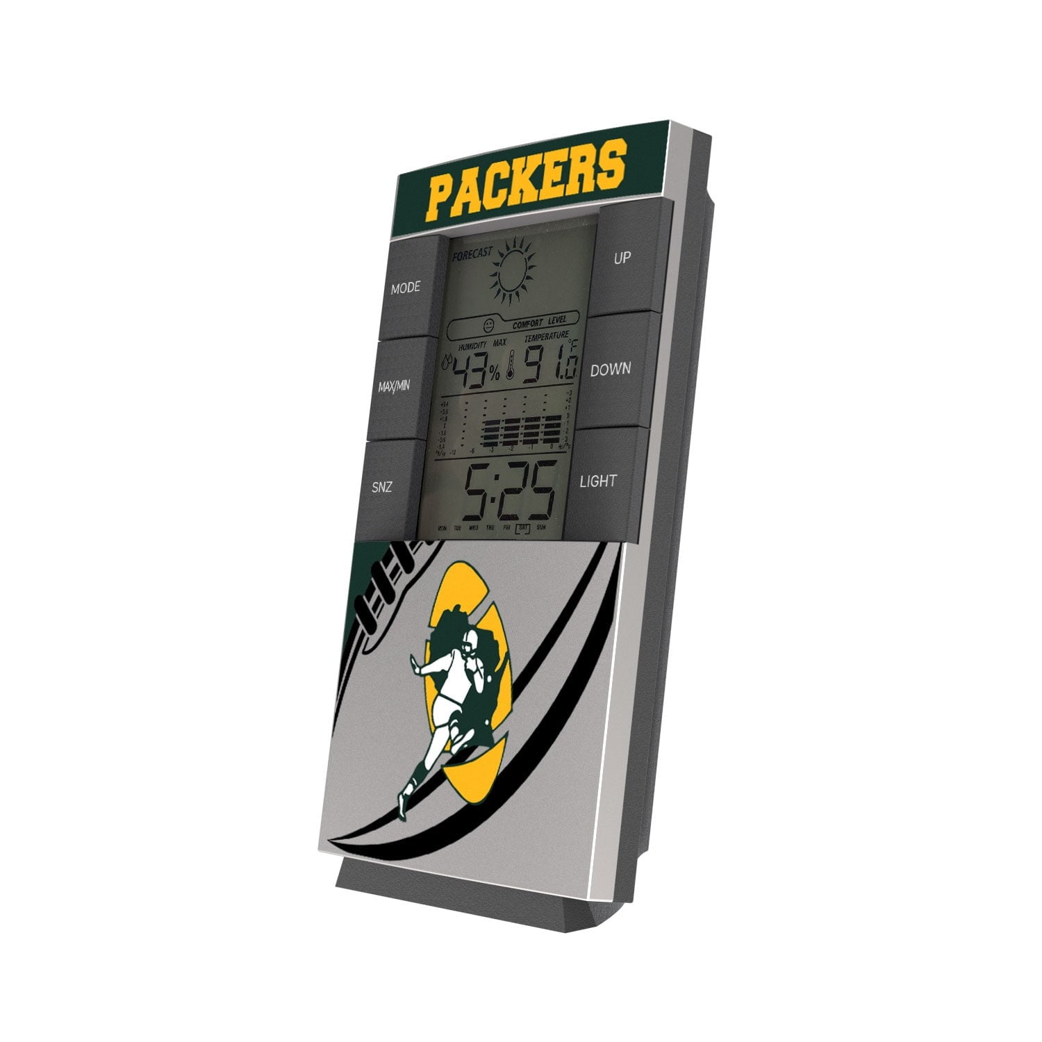 Green Bay Packers Passtime Design Digital Desk Clock - Walmart.com