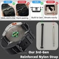 thumbnail image 4 of Correa de reloj EKINGEEK de nailon QuickFit de 22 mm para Garmin Fenix 8/E/7/6/5, 4 of 8