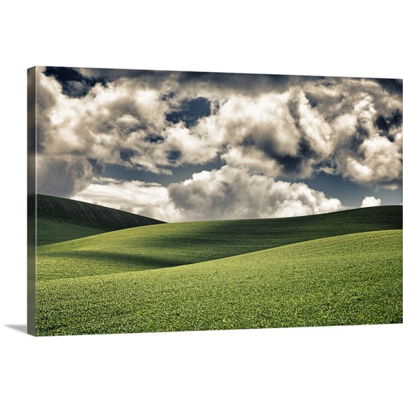 Great BIG Canvas | "Clouds over the fields, Palouse, Washington" Canvas Wall Art - 30x20