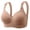 30# Coffee, variant on Wireless Lifting Push Up Bra For Women Breathable Air Mesh Full Coverage Bust Support Bralette Adjustable Wide Shoulder Straps Comfort Shaping Bra For Daily Wear Coffee 40