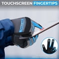 thumbnail image 5 of HANDLANDY Work Gloves Mens & Women, Utility Safety Mechanic Work Gloves Touch Screen, Flexible Breathable Work Gloves (Large, Blue), 5 of 8