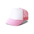 thumbnail image 1 of New 5 Panel Mesh Baseball Private Cap Hat, Pink, 1 of 1