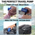 thumbnail image 4 of Pittman Mini Air Pump & Flashlight for Inflatables, Camping, Portable Air Pump for Pool Floats, Vacuum Storage Bags, 4 of 7