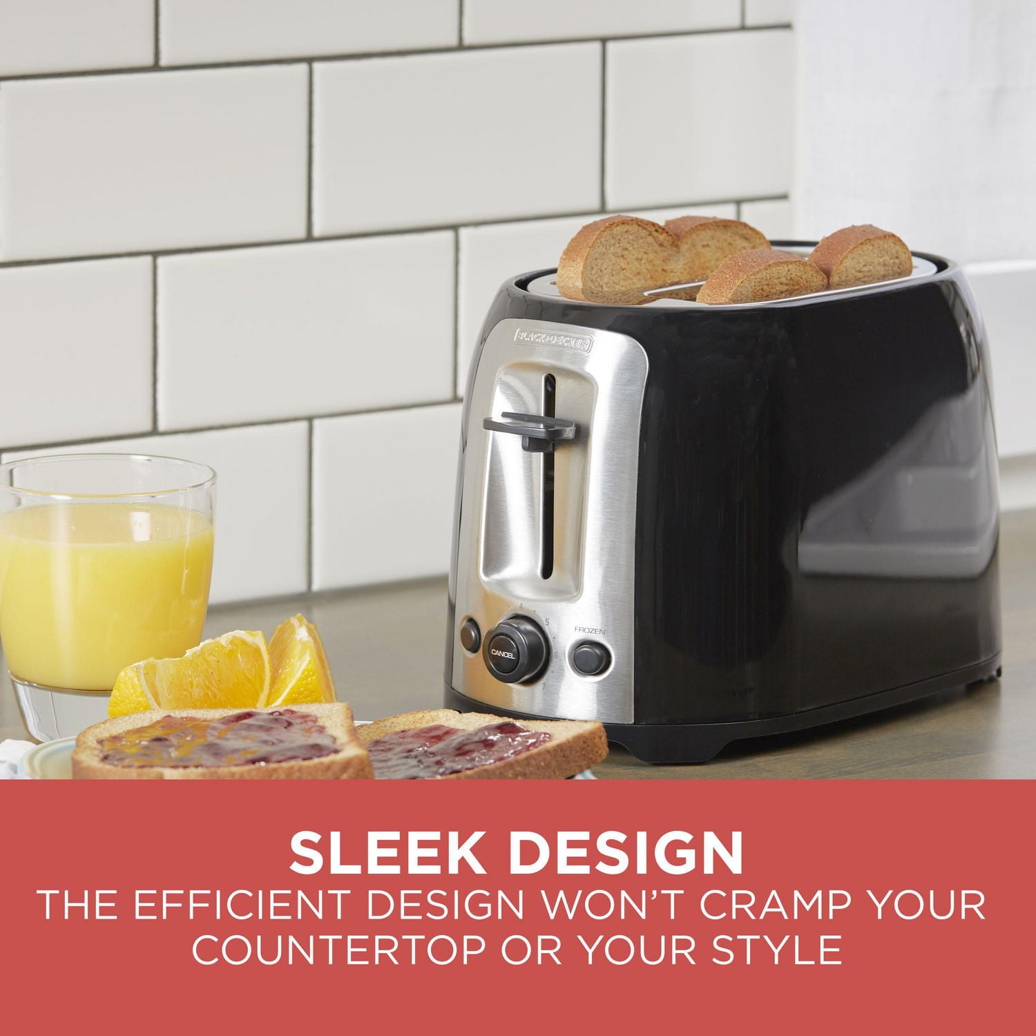 Black & Decker Grille-pain à 2 tranches