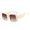 Beige, variant on Large Frame Sunglasses for Men and Women, UV400 Protection, 99% Visible Light Transmission, AC Lenses, PC Frame, Stylish Design