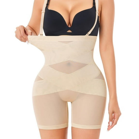 Women's Shapewear Tummy Control Fajas Colombianas Moldeadoras Body Shaper Bodysuit Butt Lifting Open Bust Romper