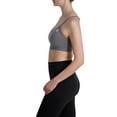 thumbnail image 4 of Reebok Women's Everyday Racerback Sports Bra with Mesh Panel and Removable Cups, 4 of 4