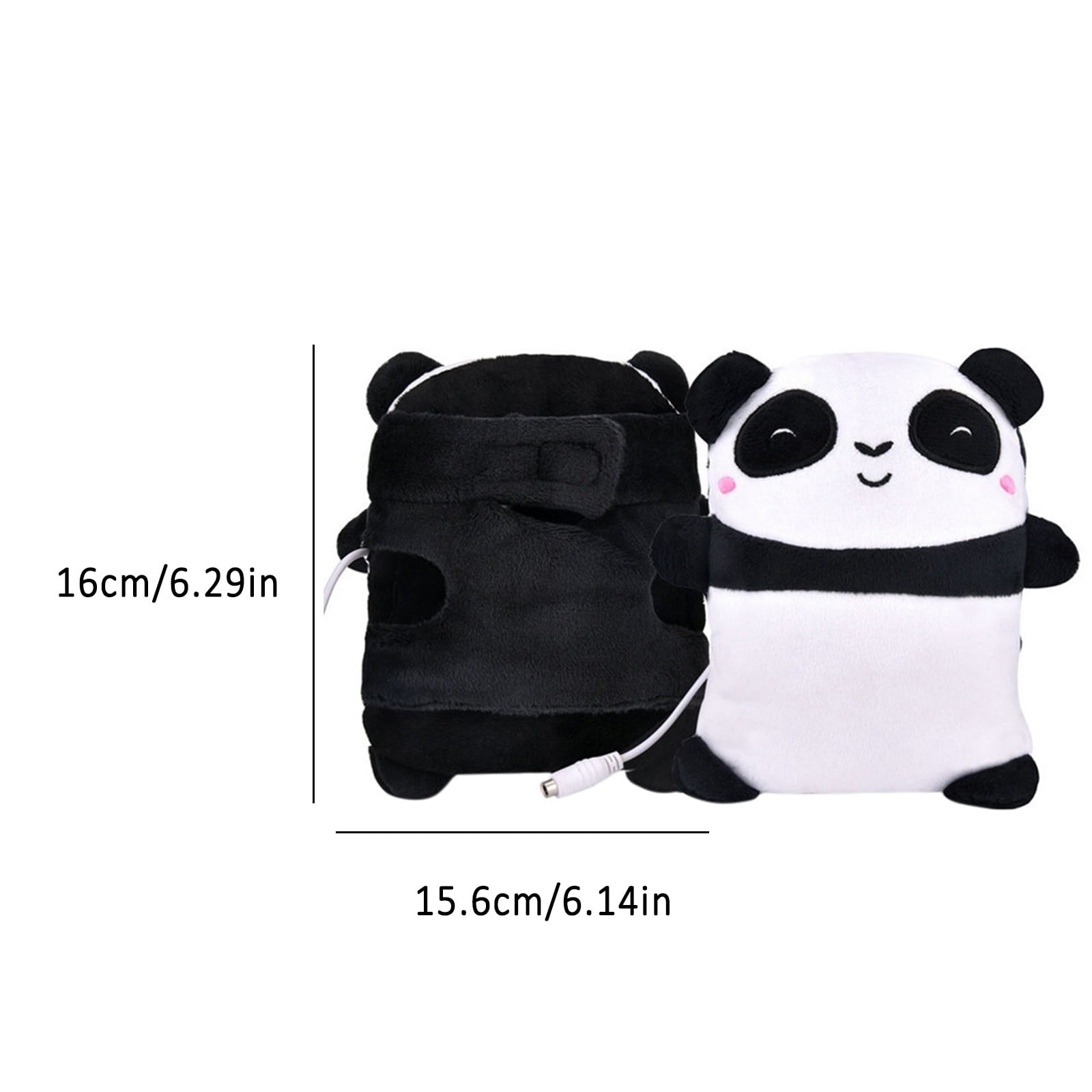 Winter Panda USB Heated Gloves Fingerless Hand Warmer Wearable 5V Powered Heating for Cold Weather