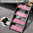 thumbnail image 3 of Yuyamidu Pink Heart RV Step Covers Valentine's Day RV Step Rugs 4 Pack Universal Camper Stair Rugs Easy to Install Outdoor RV Step Carpet with Hook and Loop, 3 of 7