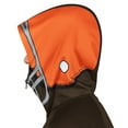 thumbnail image 3 of Men's Pro Player Brown/Orange Cleveland Browns Retro Helmet Full-Zip Hooded Track Jacket, 3 of 4