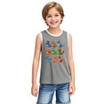 thumbnail image 6 of YABCSAZ Toddler Boys Girls Summer Outfits Sleeveless Tank Tops Loose Fit Active Tee Shirts Kids Casual T-Shirts Blouses Funny Cute Printed Shirts Tops Baby Clothes Size 14 T, 6 of 6