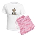 thumbnail image 6 of CafePress - Yorkshire Terrier Cutie Women's Light Pajamas - Women's Short Sleeve Print T-Shirt and Pants Light Cotton Pajama Set, 6 of 7
