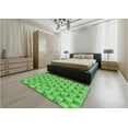 thumbnail image 4 of Ahgly Company Indoor Rectangle Patterned Emerald Green Area Rugs, 8' x 12', 4 of 6