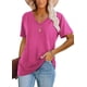 thumbnail image 1 of Camiseta Mujer Lunivop Cuello en V Manga Corta Casual, 1 of 3