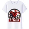 thumbnail image 1 of Camiseta de dibujos animados de Marvel para niños, ropa de amigos de Spiderman, blusa estética para mujer, camiseta blanca de manga corta, camisetas Harajuku xuanjing  unisex, 1 of 2