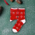 thumbnail image 3 of Christmas Socks for Men Hiking Cotton Breathable Sweat-Absorbent Socks Christmas Printed Stockings, 3 of 4