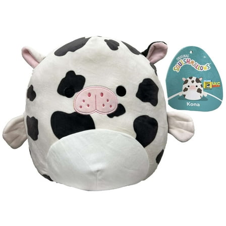 Squishmallows Kona the Black & White SeaCow Plush