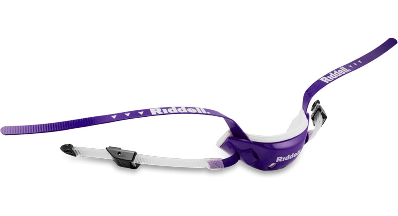 New Purple Riddell SpeedFlex Hard Cup Chin Strap-TCP W/stoppers Sm-med 