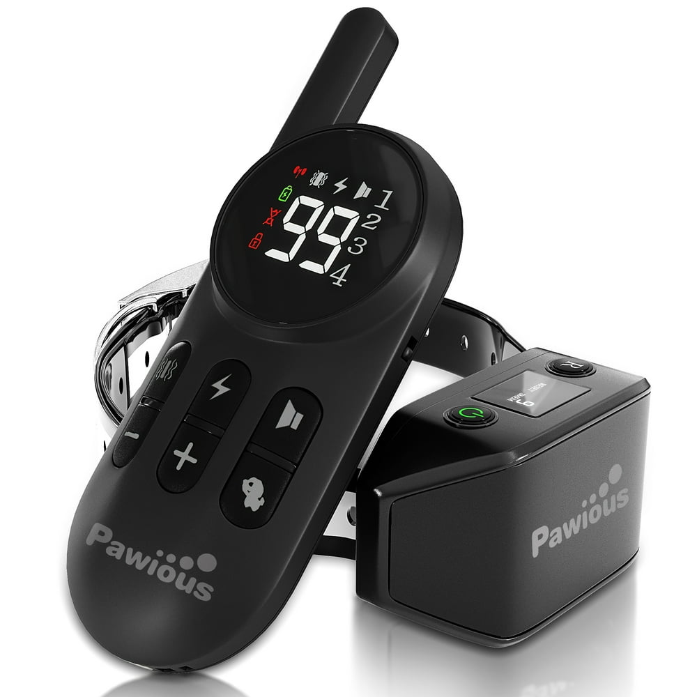 Pawious Dog Training Collar with Remote Rechargeable Dog Shock Collar