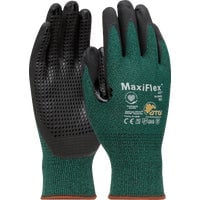 Protective Industrial Products Gloves Green Maxiflex Cut Seamless Knit Engineered Yarn Large 12 Pairs Of Gloves
