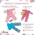 thumbnail image 4 of Emily Rose 14 Inch Doll Clothes 8-PC Pajama BUNDLE - Footed PJs Set with 14" Doll Teddy Bear Accessory, Plaid Doll PJ Gift Set and Leopard Satin PJ Set  | Fits Most 14" Hard-Bodied Fashion Dolls, 4 of 8