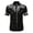 Black2, variant on Boys Shirts Size 10-12 , Toddler Oversized Tshirt , Animal Print Boys,Western Cowboy Print Button Down Shirt Short Sleeve Casual Top For Boys Youth And Children