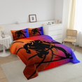 thumbnail image 3 of Erosebridal Sport Basketball Bedding Twin Comforter Set,Ball Gamer Down Comforter,Gradient Decor,Reversible,Lightweight,2-Piece, 3 of 7
