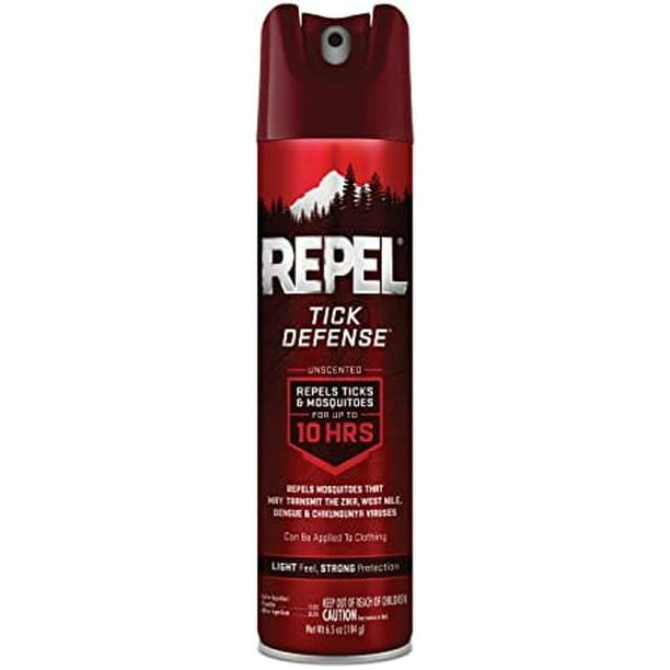 Repel Tick Defense, Repels Ticks & Mosquitos For Up To 10 Hours, Keep Ticks Away, (Unscented