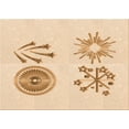thumbnail image 1 of Ahgly Company Indoor Rectangle Patterned Brown Sand Brown Area Rugs, 2' x 3', 1 of 1