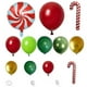 thumbnail image 1 of Globos navideños, globos de Papá Noel para guirnaldas de globos navideños, decoraciones para fiestas navideñas, 1 of 5