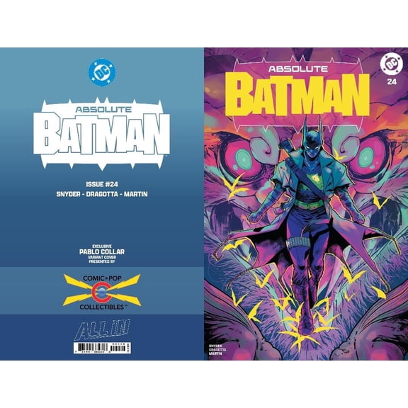 Collectible ABSOLUTE BATMAN #24 COMIC*POP PABLO COLLAR VARIANT COVER