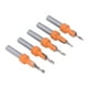 thumbnail image 3 of Juego de 5 brocas avellanadas cónicas Jadeshay con Llave hexagonal de grado profesional, 3 of 8