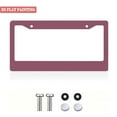 thumbnail image 2 of 1PC Burgundy License Plate Frames with Subtle Speckles and Mounting Accessories 6. 3x12. 2inch(16x31cm), 2 of 8