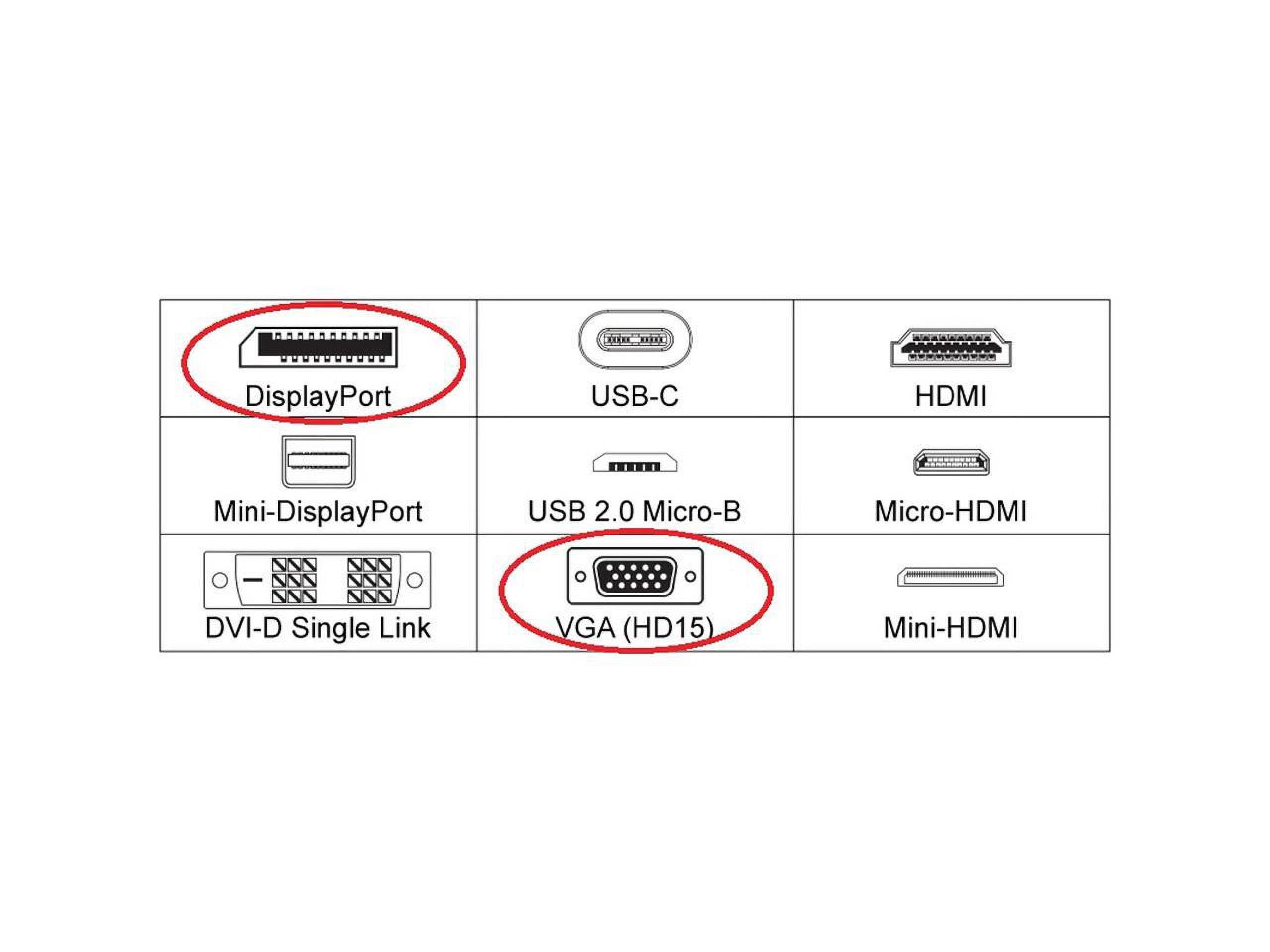 4XEM 10 Inch DisplayPort To VGA Adapter Cable 4XDPVGAS615AA