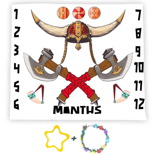 Manta Baby Milestone SSCSTS, 122 x 102 cm, franela suave