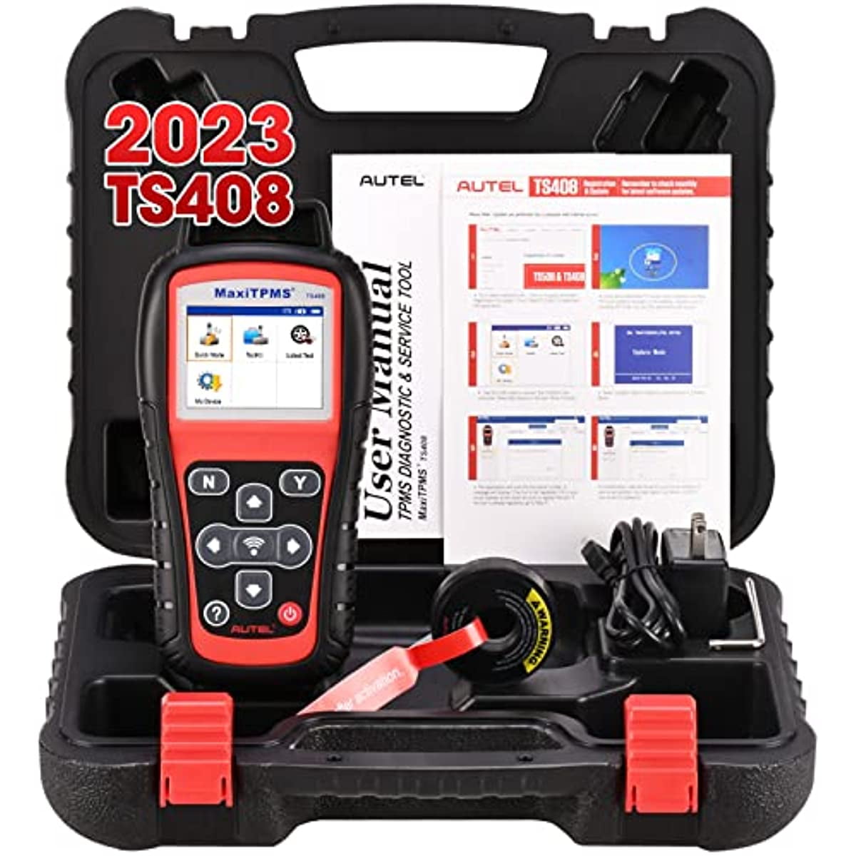 TPMS Relearn Tool TS408, 2023 Upgraded Version of Autel TS401, TPMS