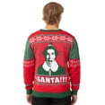 thumbnail image 3 of ELF The Movie Men's Cotton Headed Ninny Muggins Button-Down Ugly Christmas Sweater, 3 of 6