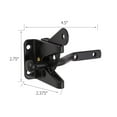 thumbnail image 3 of Design House 2-Pack Self-Locking Heavy Duty Gate Latch, Matte Black, 3 of 12