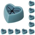 thumbnail image 2 of Ounissouiy Toallero autoadhesivo para limpieza de paredes, soporte para trapos, sin perforaciones, colgador de tela para baño, organizador de Clip, azul Azul oscuro 10piezas Ounissouiy CBP311415, 2 of 4