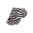 thumbnail image 1 of Nouvelle Cravate à Motif Zèbre - Noir / Blanc, 1 of 2